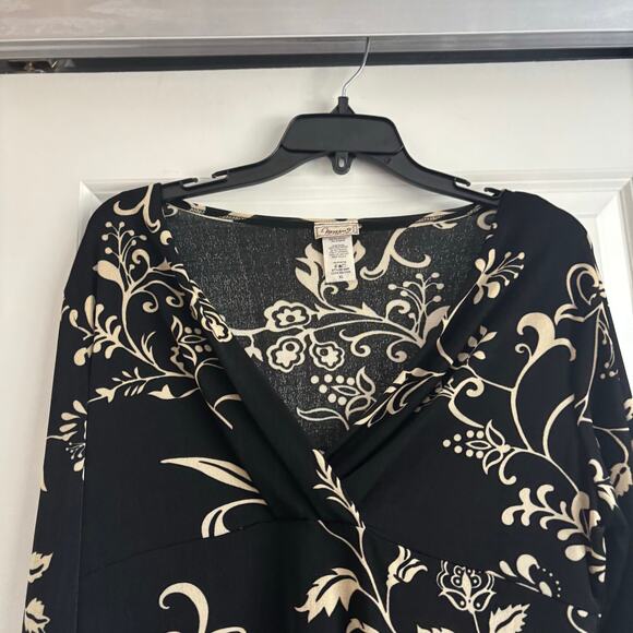 VTG Nexxen Women’s Floral Whimsygoth Long Sleeve Top XL 90s Babydoll Y2k - Picture 5 of 9